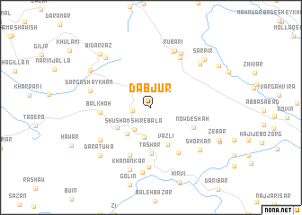 map of Dabjūr