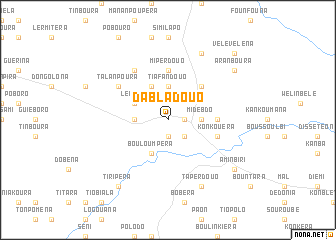 map of Dabladouo