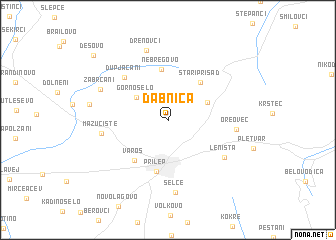 map of Dabnica