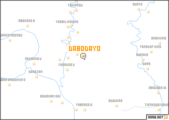 map of Dabodayo