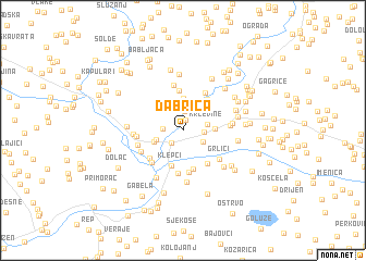 map of Dabrica