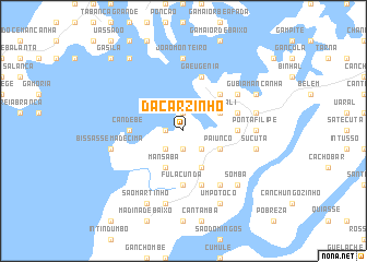map of Dacarzinho
