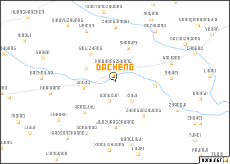 map of Dacheng