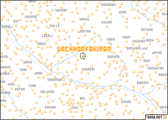 map of Dachhor Fakīrān