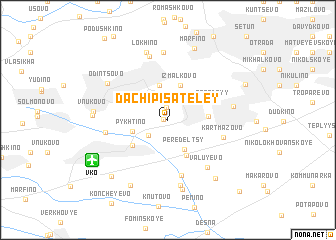map of Dachi Pisateley