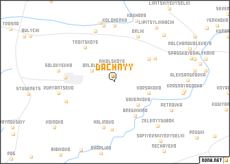map of Dachnyy