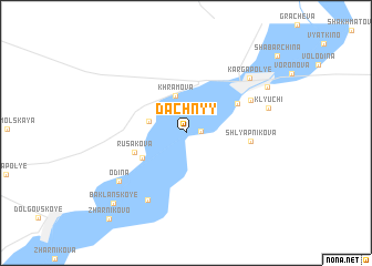 map of Dachnyy