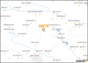 map of Dacia