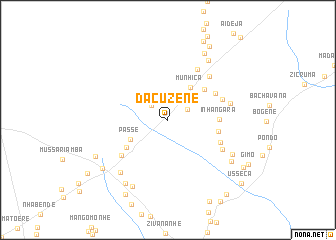 map of Dacuzene