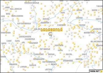 map of Dada Bānda