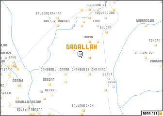 map of Dād Allāh