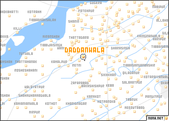 map of Daddanwāla