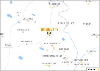 map of Dade City