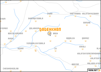 map of Dadeh Khān