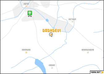 map of Dādhdevi