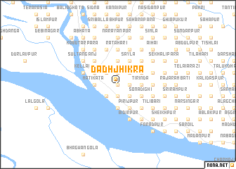map of Dādh Jhikra