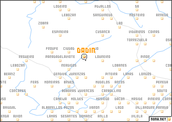 map of Dadín