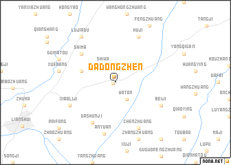 map of Dadongzhen