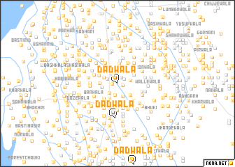 map of Dādwāla