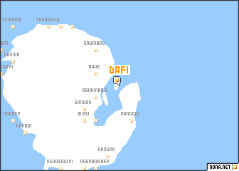 map of Dafi