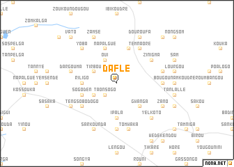 map of Daflé