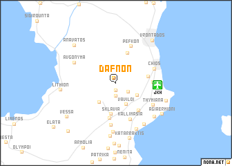 map of Dafnón