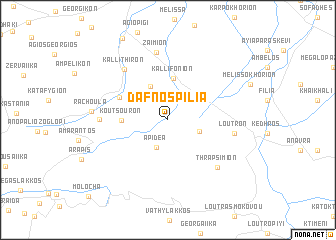 map of Dafnospiliá