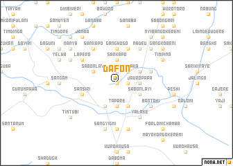 map of Dafon