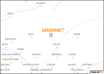 map of Daganabé