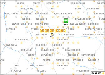 map of Dagbarikaha