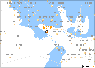 map of Dagé