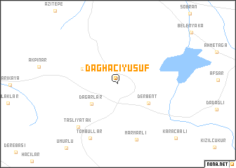 map of Dağhacıyusuf