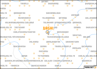 map of Dāghī