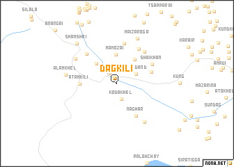 map of Dag Kili