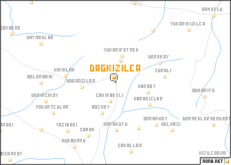 map of Dağkızılca