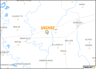 map of Dagmar