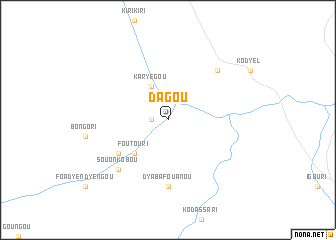 map of Dagou