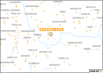 map of Dagozoboua