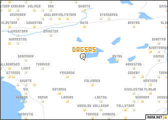 map of Dagsås