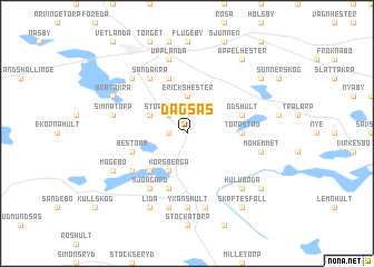 map of Dagsås