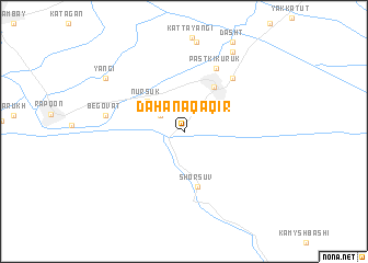 map of Dahana Qaqir