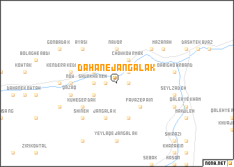 map of Dahan-e Jangalak