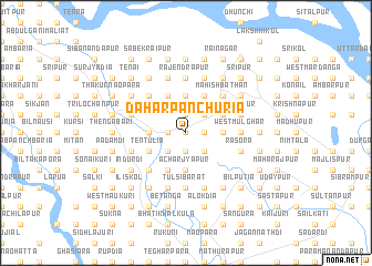 map of Dahar Pānchuria