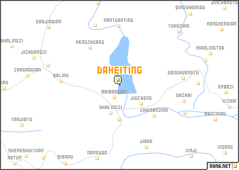 map of Daheiting