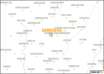 map of Dahekeng