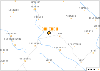 map of Dahekou