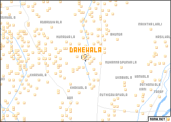 map of Dahewāla