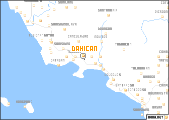 map of Dahican