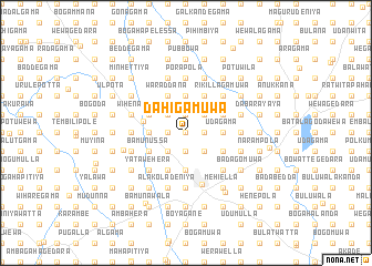 map of Dahigamuwa