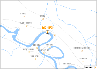 map of Dahish